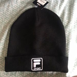 Black fila hat